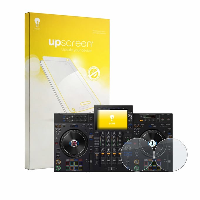 upscreen - Screenprotector voor AlphaTheta XDJ-AZ (Jog) - Folie Beschermfolie Beschermglas matte