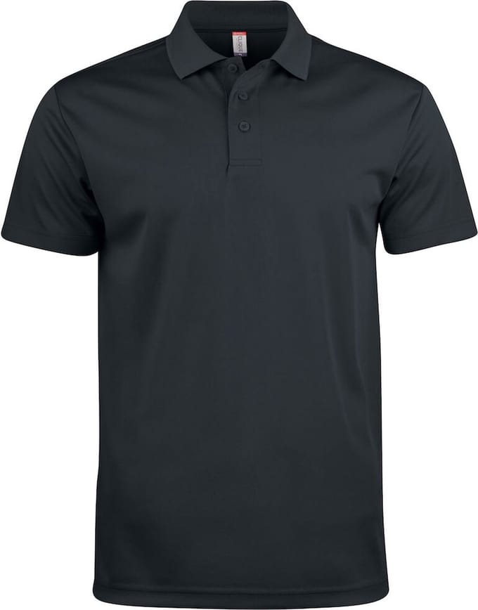 Clique Basic Active Polo 028254 - Zwart - M