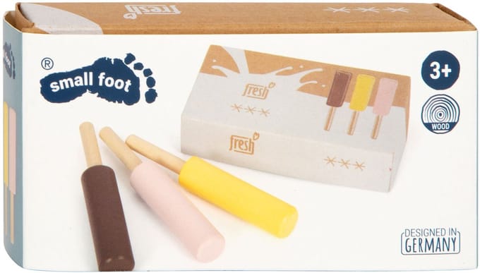 Small Foot Wooden Play Food Ice Cream 3 pcs