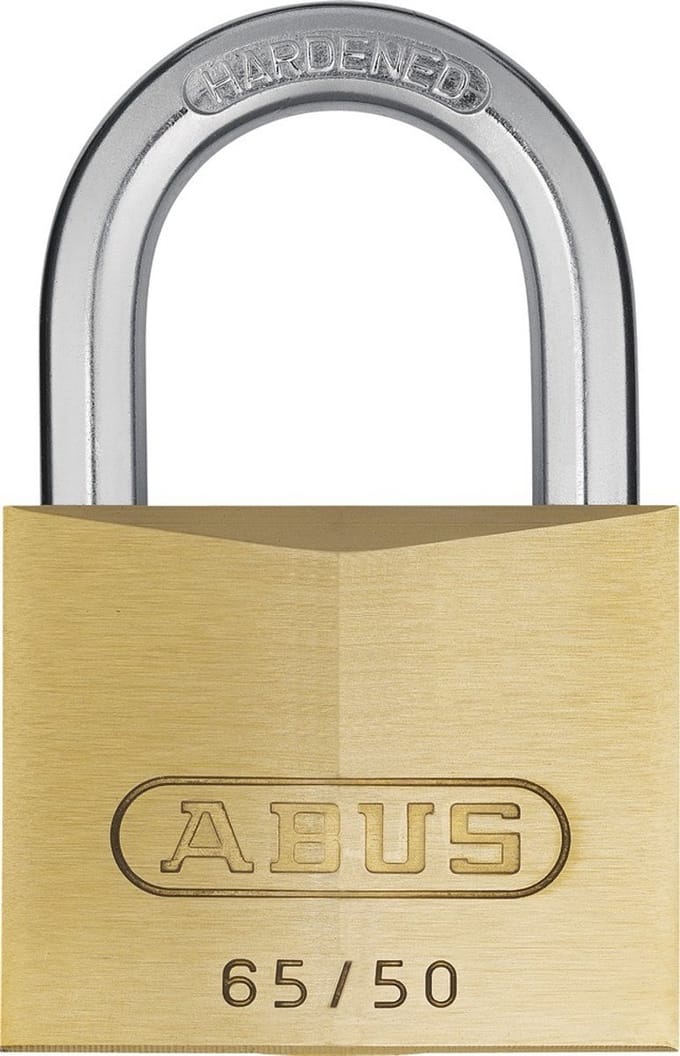 ABUS Hangslot - 50mm - gelijksluitend - KA504 - messing/beugel gehard staal