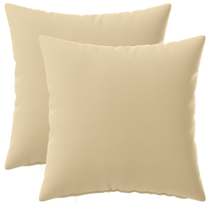vidaXL - Kussensloop - 2 - pcs - HEERLEN - Beige - 30 - x - 30 - cm - Polyester