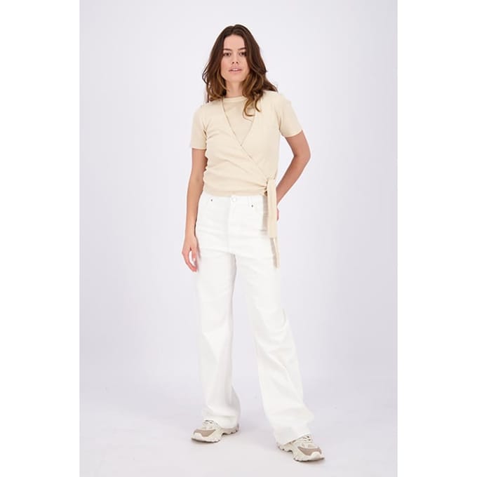 RAIZZED Oasis Color Jeans Real White Maat: W23L32 | Flared Jeans Outlet | Dames | Wit