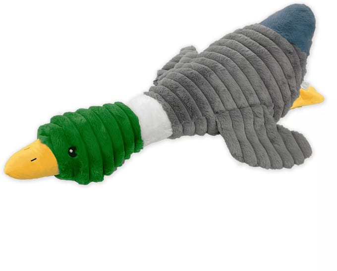 Quapas! - Hondenknuffel Eend XXL - Pluche Speelgoed - 91cm