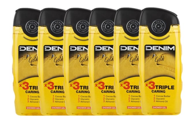 Denim Douchegel - Gold - 6 x 250 ml