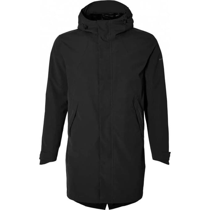 Basil Mosse Heren Regenjas - Jet Black - Maat L