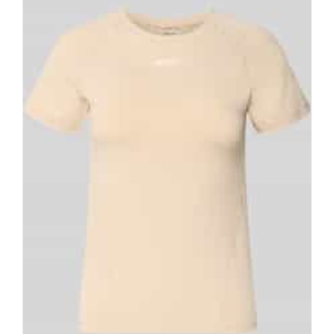 T-shirt met ronde hals en logo