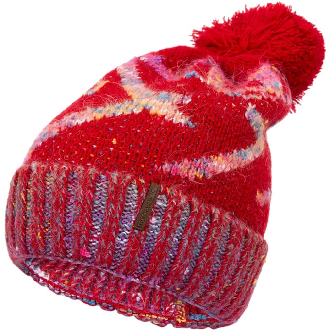 Trespass Dames/Dames Diandra gebreide muts (Rood)