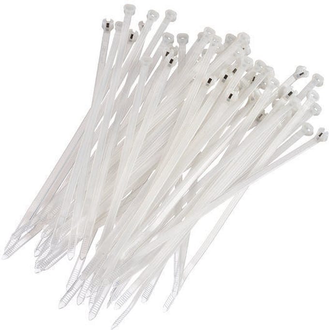 Kabelbundelband naturel 9,0 x 775 mm – 100 stuks – extra zware tie-wraps