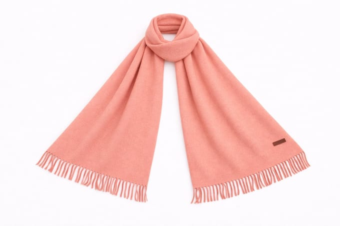 Premium Alpaca Wollen Sjaal – Ultra Zacht, Warm & Luxe - Peach