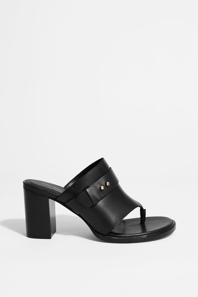 & Other Stories Amie Sandalette Black Größe: 42 | Pantoletten Outlet | Damen | Schwarz
