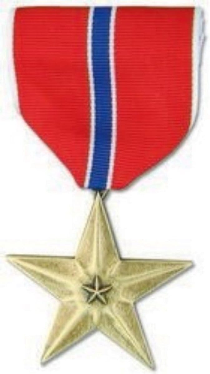 Amerikaanse Militaire Onderscheiding: Bronze Star Medaille - Volledige Grootte, Metallic