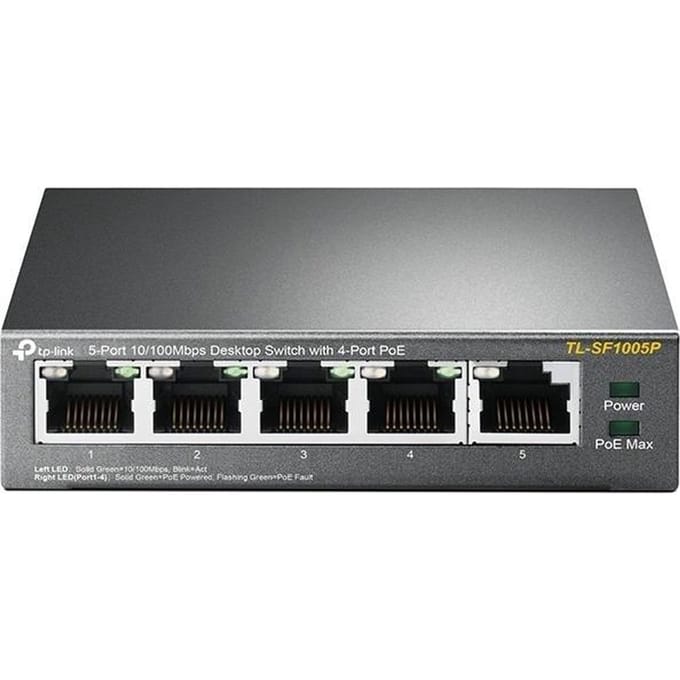 TP-LINK TL-SF1005P TL-SF1005P Netwerk switch 5 poorten 1 GBit/s PoE-functie