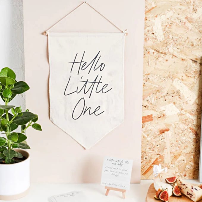 Welkomstbord & Kaartjes 'Hello Little One'