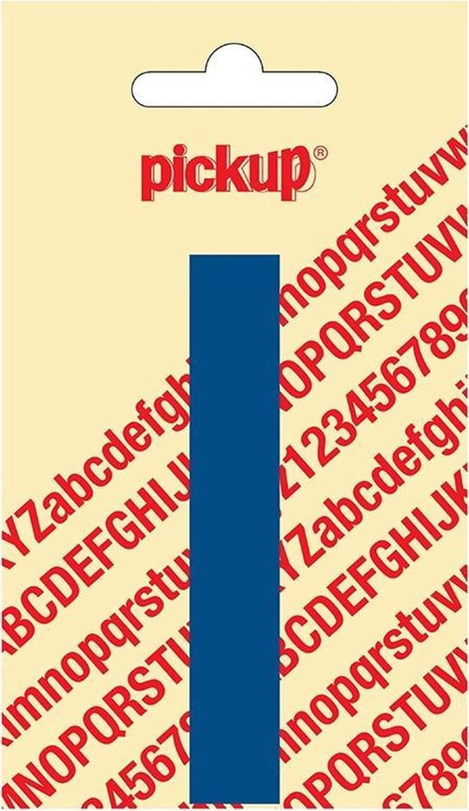 Pickup plakletter Nobel 90 mm blauw I - 31052090I