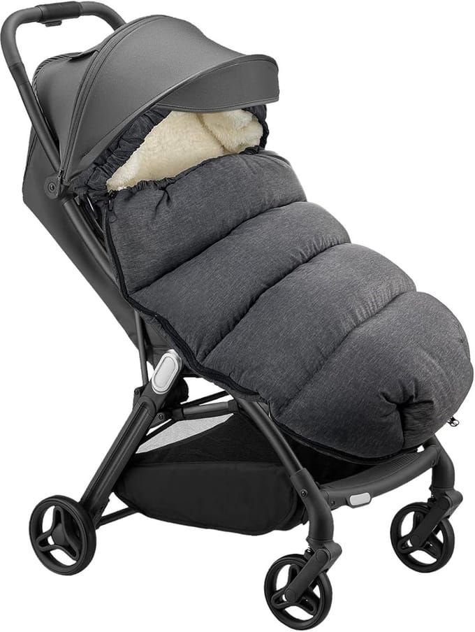 Warme Winter Voetenzak voor Kinderwagen en Buggy - Universeel en Verdikt