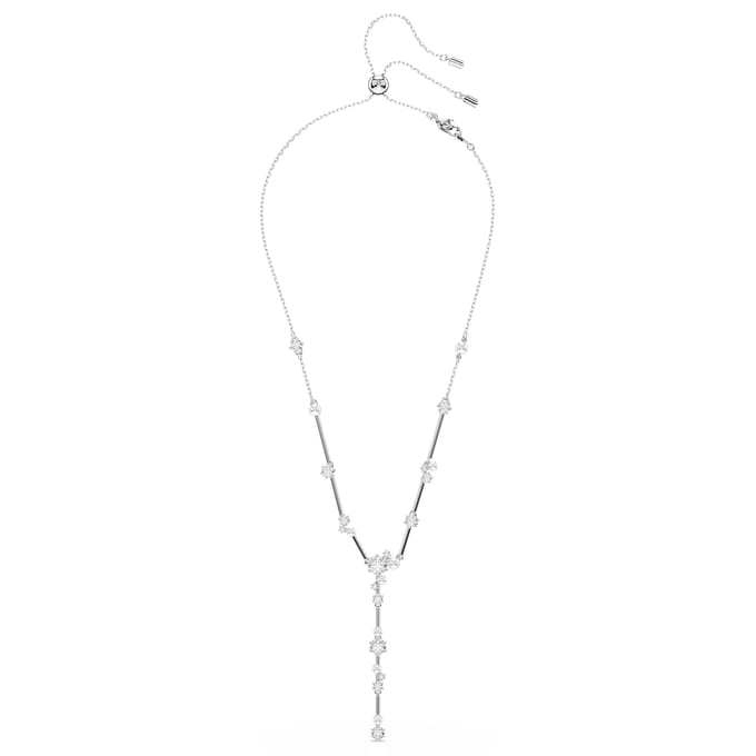 Collier Swarovski Constella Design Incrusté Cristal d'Imitation Collier Unisexe Blanc 5711830 Box+Shopping Bag (Random Color) white