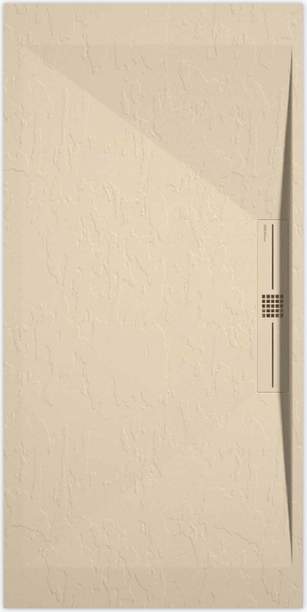 Sanifun douchebak Stone Side Cream Slate 1100 x 700 P
