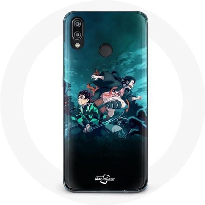 Coque pour Huawei P20 Lite Demon Slayer Manga Tanjiro et Nezuko