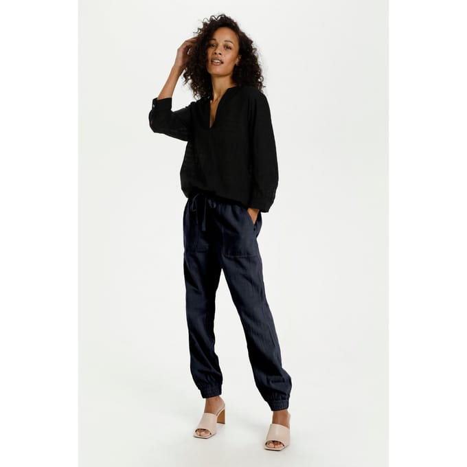 Pants Suiting Relaxed fit Midnight Marine