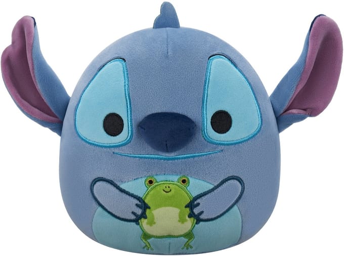 Squishmallows - Disney - Stitch Holding Frog - 25cm pluche