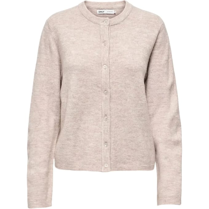 Loose Fit gebreid jack met ronde hals model 'SIMONI'