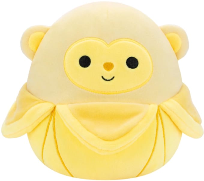 Squishmallows Pierogi Banaan Aap Pluche Knuffel 20 cm