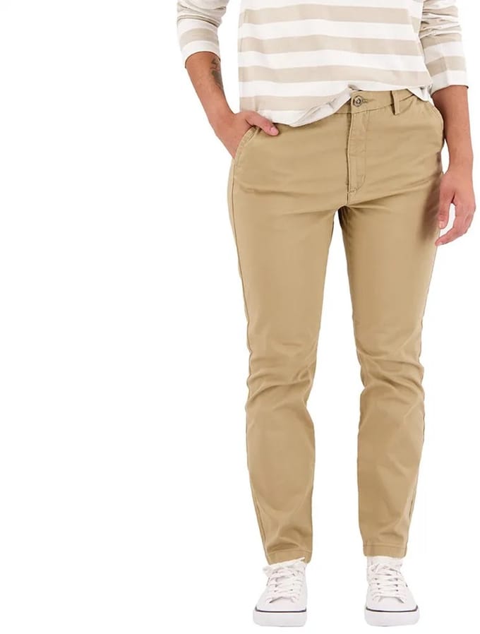 Dockers Weekend Skinny Chino Broek Beige 25 Vrouw