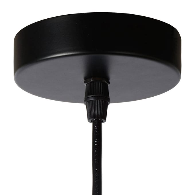 Lucide ORRIN - Hanglamp - Ø 34 cm - 1xE27 - Zwart