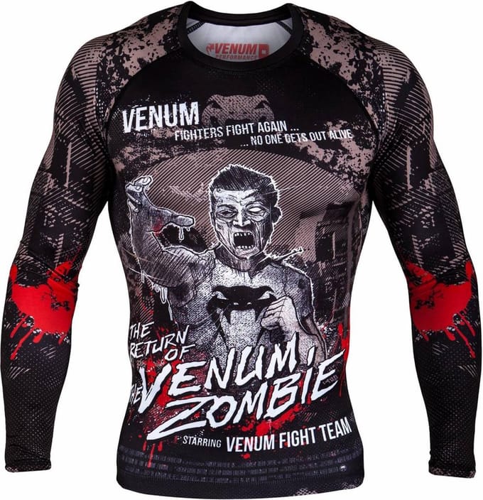 Venum Zombie Return Rash Guard L / S compressieshirt - M
