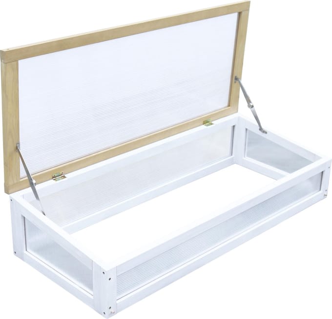 AXI Broeikast tbv Kweektafel Bruin/wit