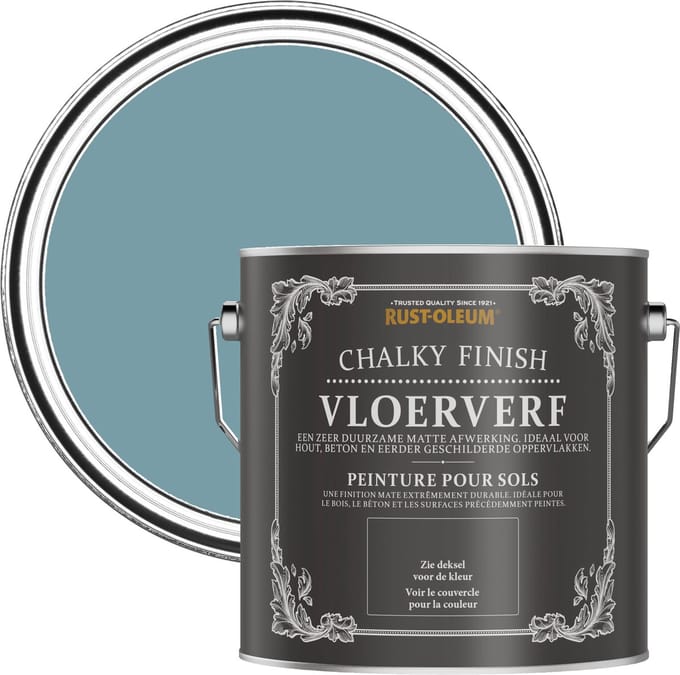 Rust-Oleum Blauw Vloerverf - Stille Oceaan 2,5L