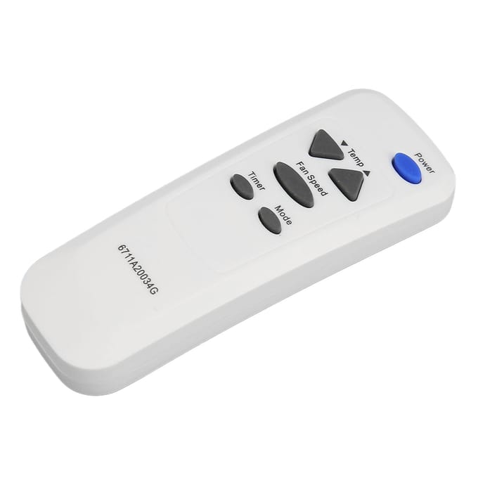 Vervangende afstandsbediening voor airconditioner voor LG 6711a20056t 6711A20034G Akb73016011 Agd08fa white