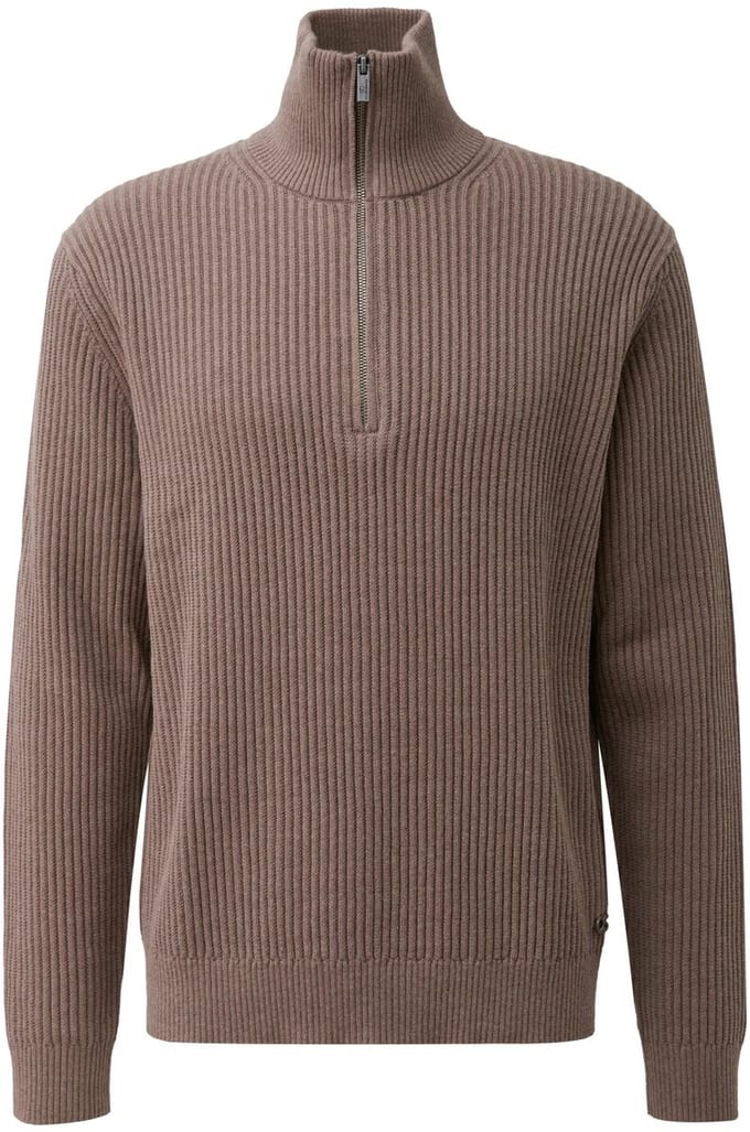 Q/S designed by - Heren pull - Maat M - Mannen - ZWART - katoen