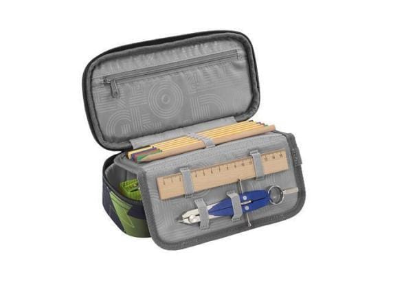 Coocazoo schooletui - Lime Flash - 24 x 6 x 11cm - zwart/groen - CC-211355
