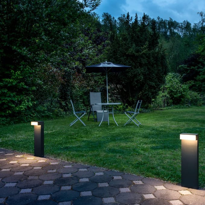 SLV L-Line Out LED sokkellamp CCT, hoogte 50 cm