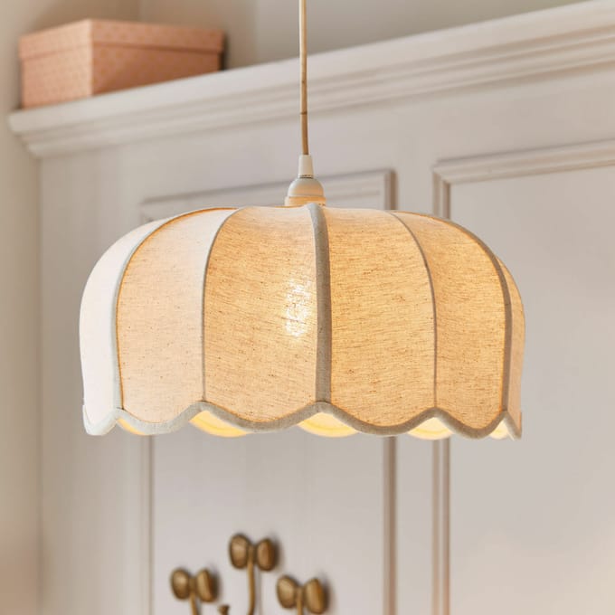LOBERON Hanglamp Ljosna crème