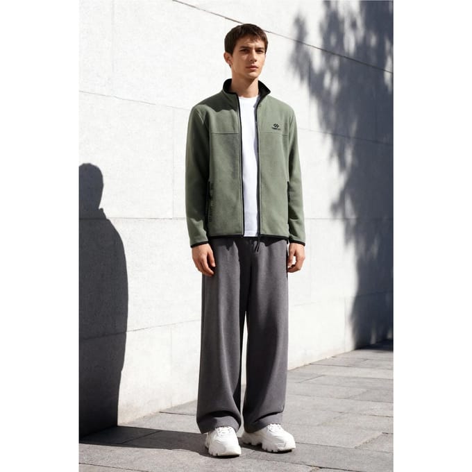 Heren Pluche Zip-voor Hoodie