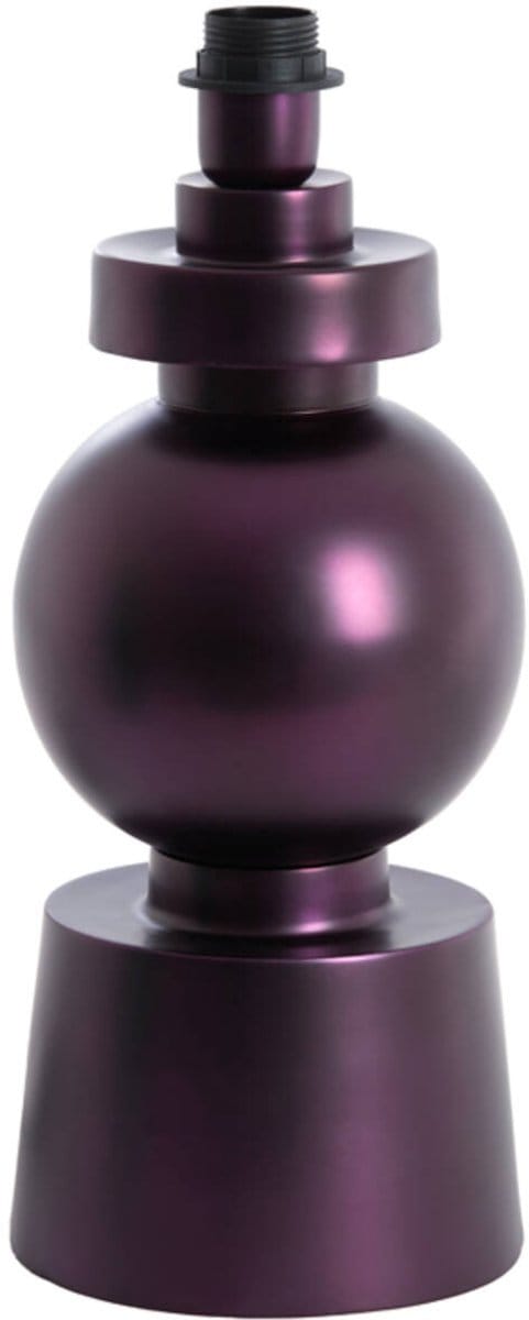 Tafellamp - paars - BODIOSA - metaal - Ø 18cm - E27 - 8315986 - Light & Living