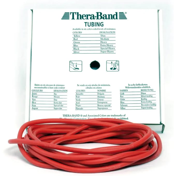 Thera-Band - Tubing 7,5 m medium - rood