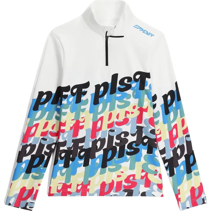 Spyder Vivid Sweatshirt Met Halve Rits Wit XL Vrouw
