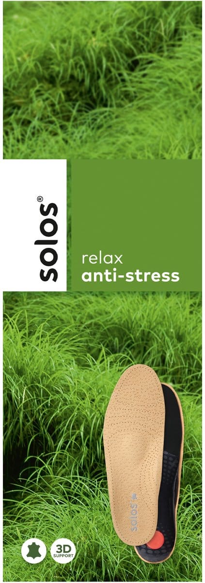 Solos 385 Anti Stress Unisex Steunzolen - Naturel - 39