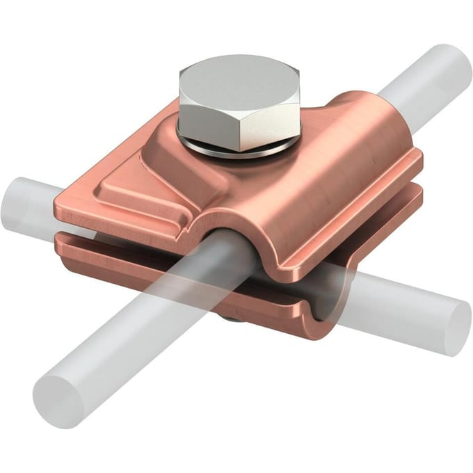 OBO Vario Snelle Connector 40x40mm Koper M10 - 5311527