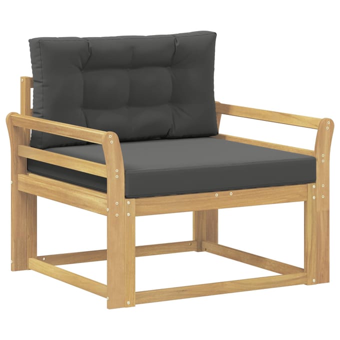 vidaXL - Buiten - Midden - Sofa - Polyester - Wit