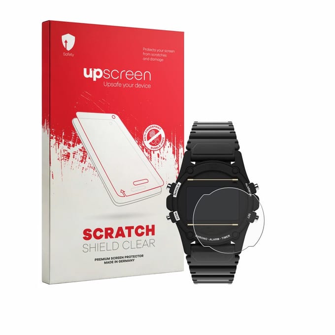 upscreen - Screenprotector voor Timex Expedition Atlantis T5K463 - Folie Beschermfolie transparant