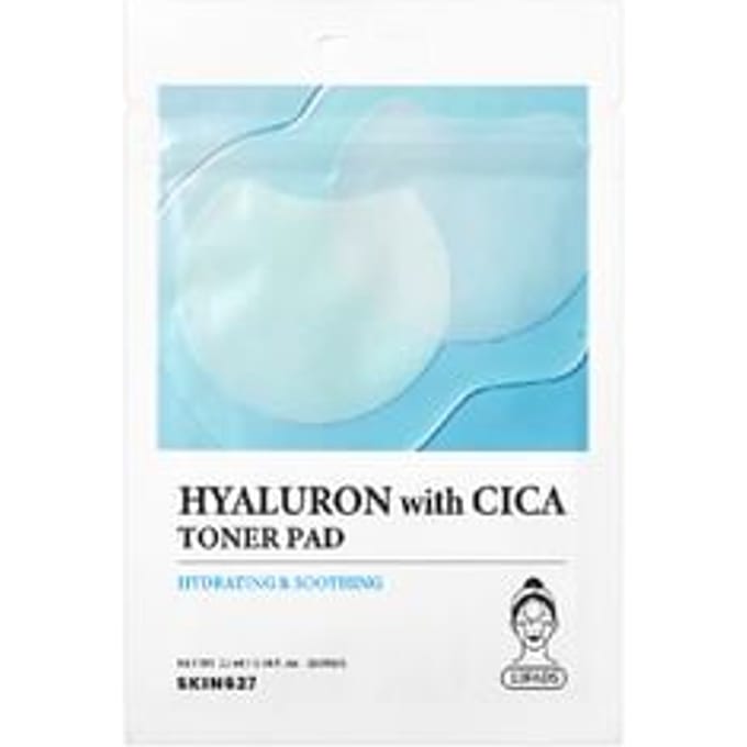 EUNYUL - SKIN627 Hyaluron With Cica Toner Pad 10 pads