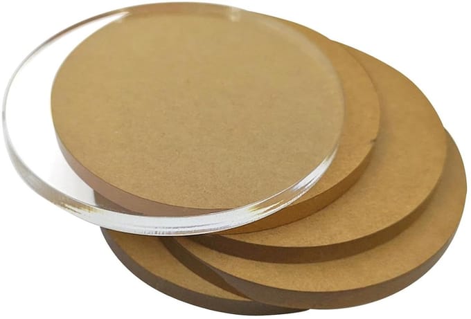 Acrylschijven Rond - Acrylplaten - Doe-het-zelf Projecten - Hoge Definitie Helderheid - 6 cm Diameter - Transparant