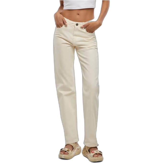 Urban Classics - Straight Fit Denim Broek rechte pijpen - Taille, 32 inch - Creme