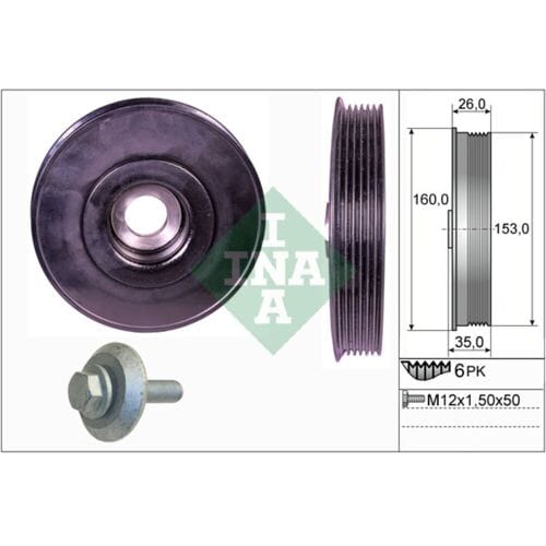 Schaeffler Ina Riemschijvenset, krukas INA 544 0079 20