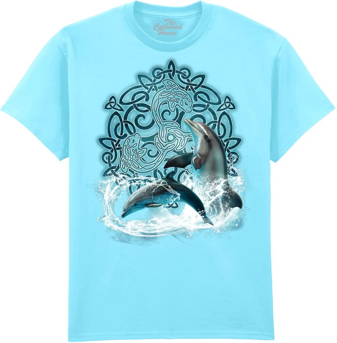 Dolfijn Celtic Dolphin The Coloured House T-shirt M