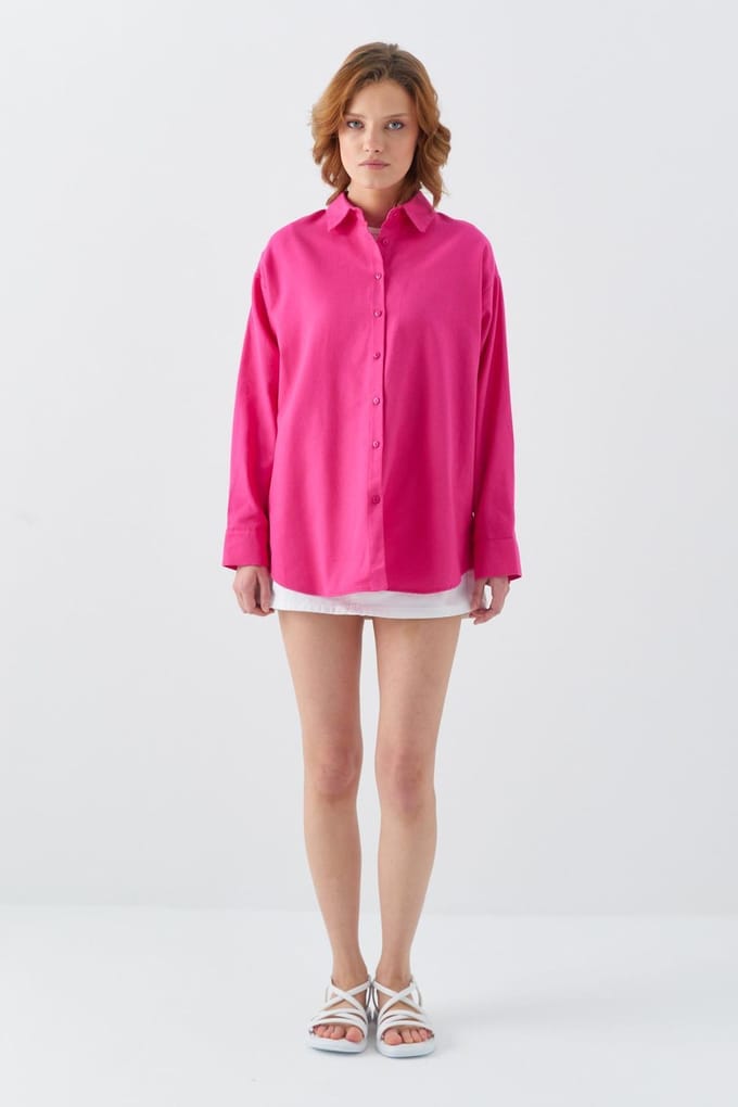 Over-sized Poplin Shirt